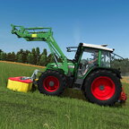 Farmer 308C am mähen