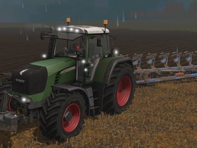 Fendt 930 am pflügen