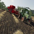 Hafer Drusch mit Fendt und Fahr