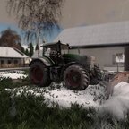 Fett am Schneeschieben