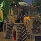 Fendt 724 mit Joskin Anhänger