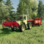 Frischgras auf der Steinbach holen