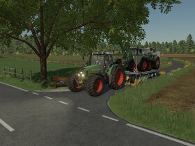 Händler mit Favo 716 Holt seinen Leihtraktor Fendt 313 Vario ab und der 309 CI verlässt meinen Hof mit Getriebeschaden!