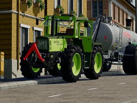 #MB-Trac 1400 mit Fliegl Tandem Fass