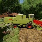 Claas Dominator 100 im Weizen