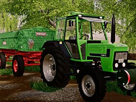 #Deutz-Fahr D6807c mit Diedam 5,7to Drehschemel