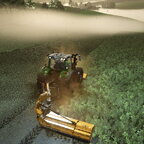 ZF Mulchen im Regen.