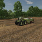 Wintergersten Stroh Pressen mit MB Trac 1600 Turbo und Claas Quadrant 1200
