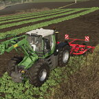 Fendt Xylon 524 mit Horsch Terrano 4 FX beim Grubbern!