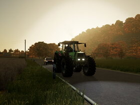 Deutz Agrostar 6.71 auf dem Heimweg