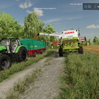 Deutz 6175 und Lexion 460