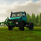 Mähen mit dem unimog