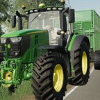 John Deere beim abfahren