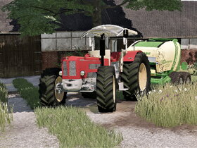 Super 950 als Allrad mit Krone Comprima