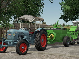 EM 300 mit Deutz-Fahr 560 HD presse dahinter