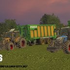 Fendt 724 mit Joskin Anhänger