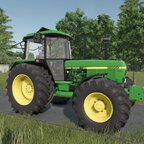 John Deere 3650 mit neuen Felgen.