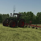 Fendt Favorit 615 LSA beim Zetten