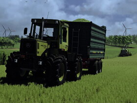 MBtrac 1100 am abfahren