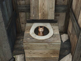 "Katzenklo, Katzenklo, ja das macht die Katze froh! "