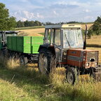 Dresch-Tag bei den Nachbarn
