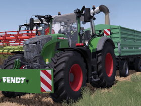 Fendt 726 beim abtanken