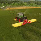 Mähen mit schönem Ausblick