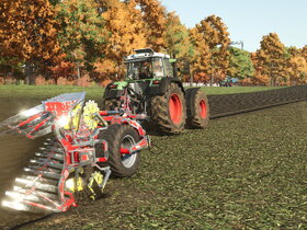 Pflügen nach Rüben