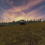 Schöner Goldcreast Valley Sonnenuntergang