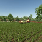 MB-Trac 1100 beim Spritzen