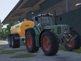 Fendt 822 und Zunhammer Güllefass