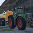 Fendt 822 und Zunhammer Güllefass
