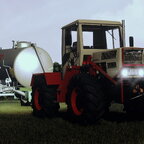 Gülleausbringung am Abend