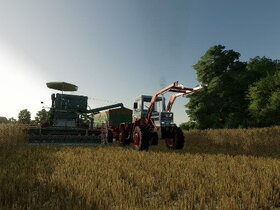 Claas und mb-trac