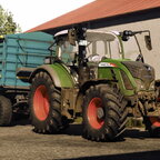 Silo für die Ernte leeren