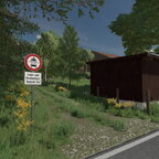 Straße zum Hof