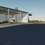 Dünger und Saatgutlager + Startfahrzeuge