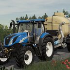 Gülle fahren mit New Holland T6.155 & Eisele Güllefass. ?