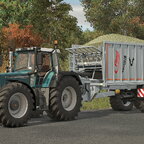 Mais fahren mit dem Fendt 818 Favorit