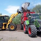 Kompost fahren mit Fendt Power.