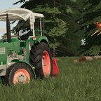 Deutz 5006 am Holzziehen