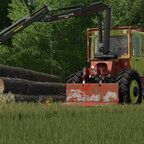 MB Trac 1300 bei der Forstarbeit gesichtet