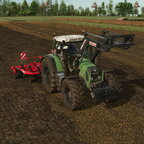 Mit dem 818 am Grubbern.