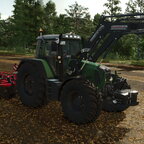 Mit dem 818 am Grubbern.