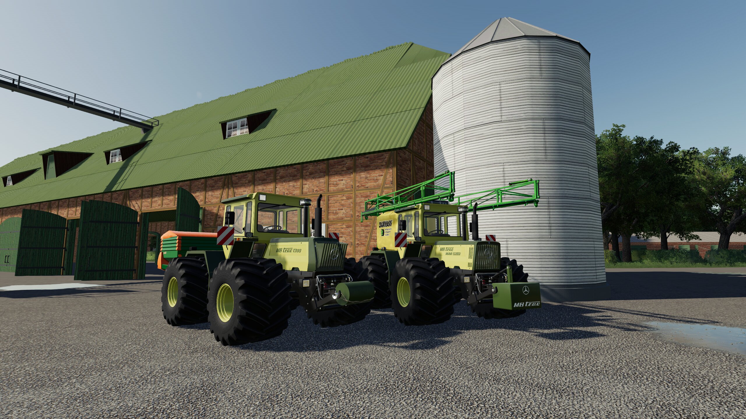 Startklar für die ersten Pflanzenschutzmaßnahmen auf Gut Farve