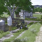 Die Hühner müssen auch bespaßt werden