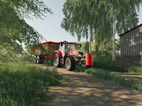 Case Maxxum CVX 135 beim Abtransport