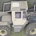 Häcksler Fahrer kann wohl nicht den Hänger treffen...