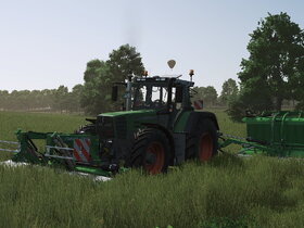 Mäharbeiten auf der Lunow