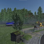 Holzanlieferung beim Holzhandel